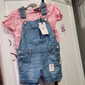 Denim Blue Kids Overalls by [Brand]